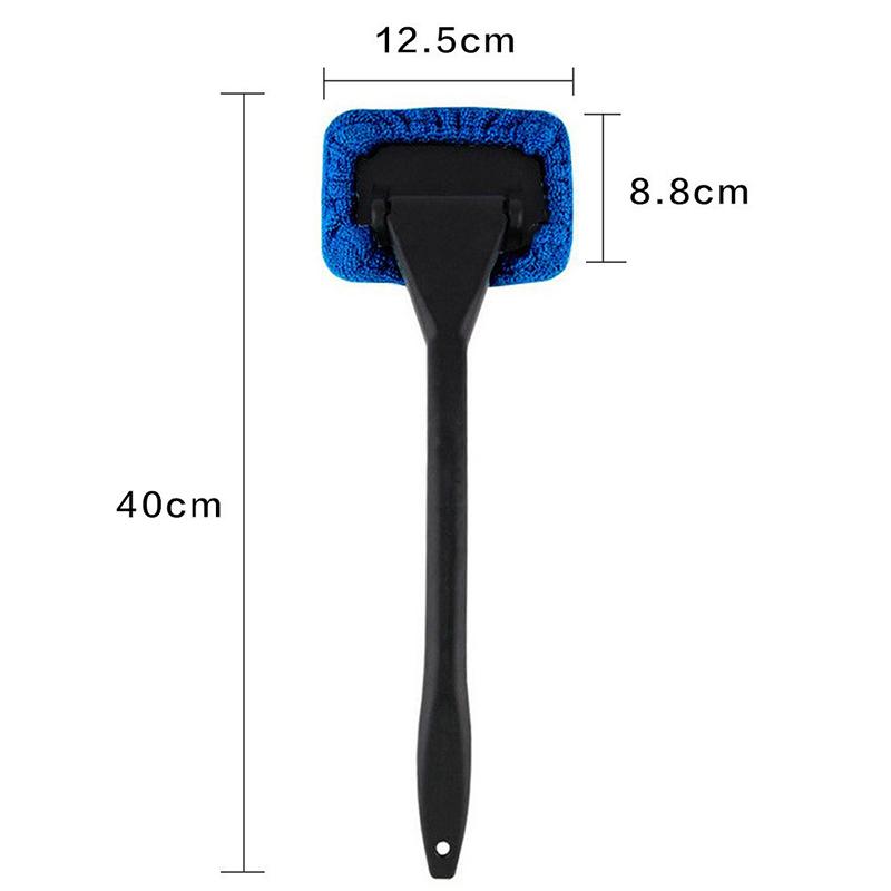 1pc Wiper Cleaner Cleaning Brush Long Handle Windshield Demister Cleaning Tool Window Wiper Cleaner Brush Windshield Wiper Wipe Tool Microfiber Wiper
