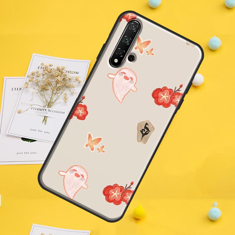 Hu Tao Genshin Impact Cartoon For Huawei Nova Y70 Y91 Y90 Y60 Y72 Y61 9 10 SE 12i 12s 11i 5T P60 Pro P20 P30 P40 Lite Case