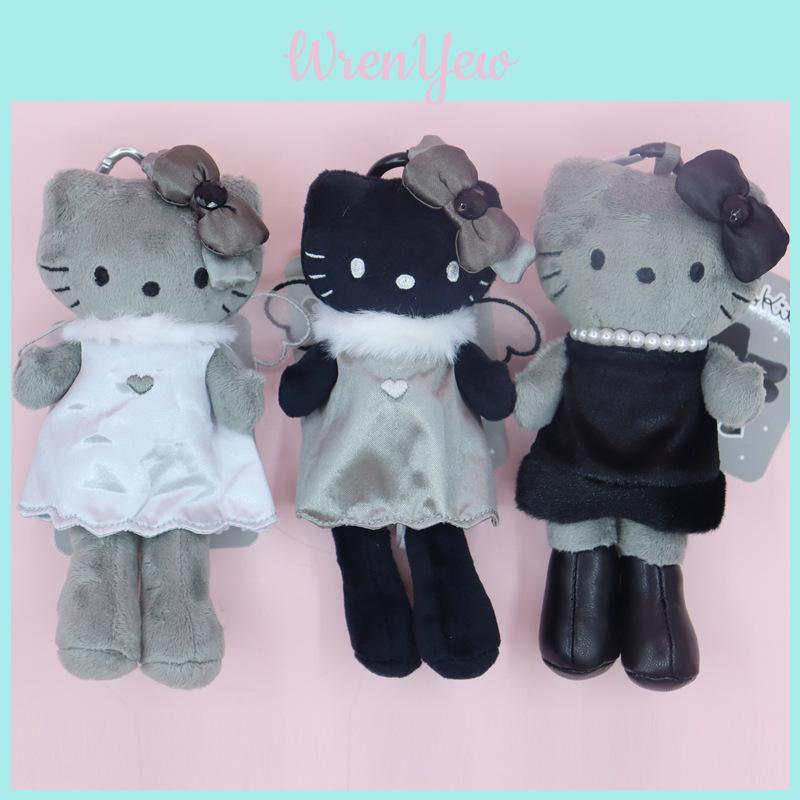 Kt Series Cat Plush Toy Keychain With Short Plush Material For Gifts And Accessories