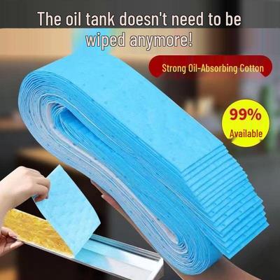 Kitchen Range Hood Oil-Absorbing Filter Pad & Tray