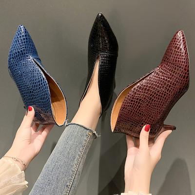 Fashion Women Boots High-heeled Shoes 2024 Spring Autumn New Fashion Pointed Thick High Heels Boots Women Shoes Comfortable Temperament