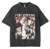 2026 Sylus Amore e Spazio Profondo Magliette Lavate Vintage Ragazza Cena Estate Harajuku Maglietta Grafica Uomo Donna Maglietta in Cotone Oversize