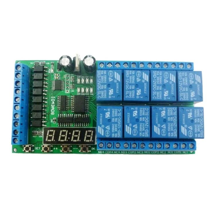 

12V LED Time Controllers with 8 Channel Digital Display Time Delay for Universal 1