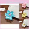 Elegant Korean Style Floral Hair Claw Clip In Stunning Macaron Colors For Fashionable Women