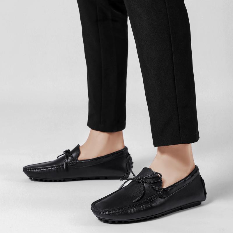 

Fashion Loafers Shoes Men Clasicc Vintage Comfy Fashion Slip on Boat Shoes For Men Casual Big Size 48 Genuine Leather Elegantes Driving 38 чёрный