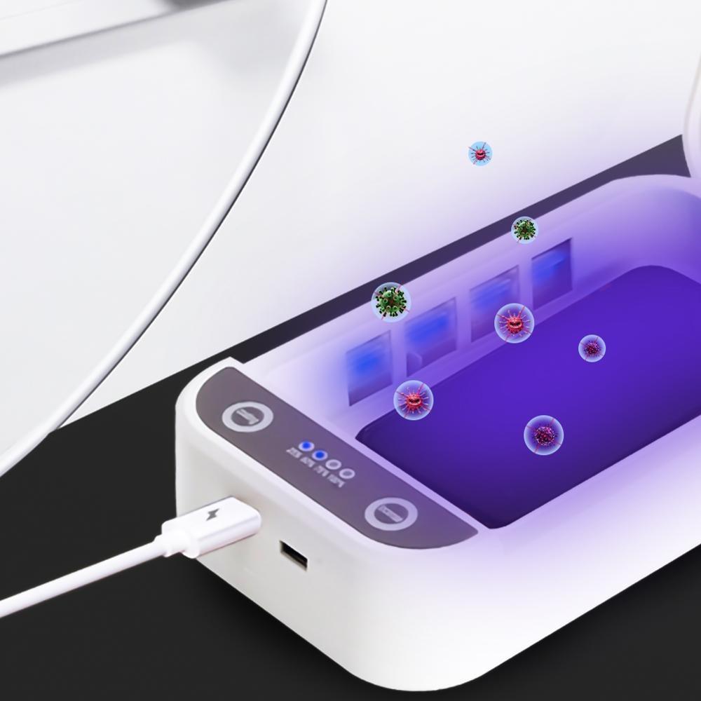 UV Disinfection Sterilization Box Portable UV Sterilizer USB Phone Toothbrush Disinfection Box
