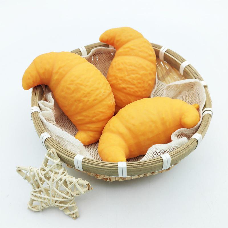 Croissant Decompression Squeeze Toy - Novelty Stress Relief