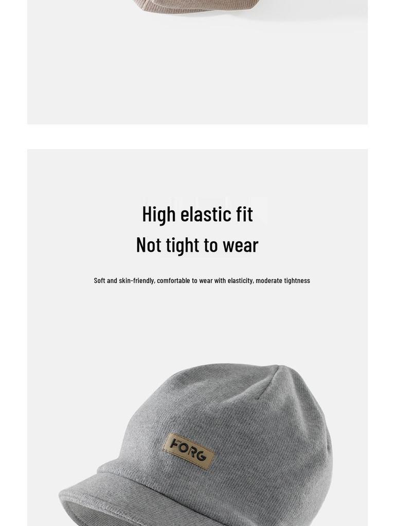 2025 Women's Knit Turban: Compact, Foldable, Versatile Slouchy Hat for Spring & Summer - Enhances Small Face & Cute Style
