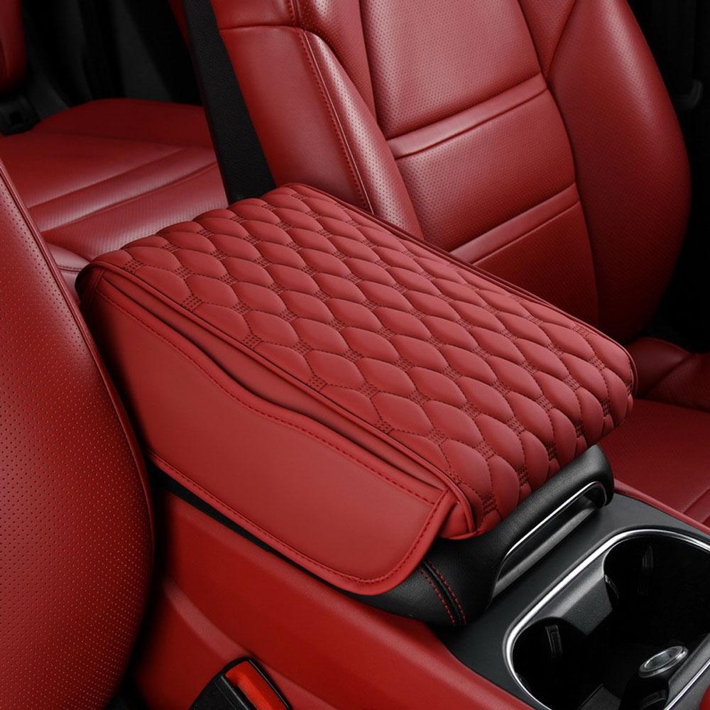Car Center Console Protector Cover Armrest Box Cushion Ergonomic Memory Foam Arm Rest Mat Storage Pocket Universal Accessories