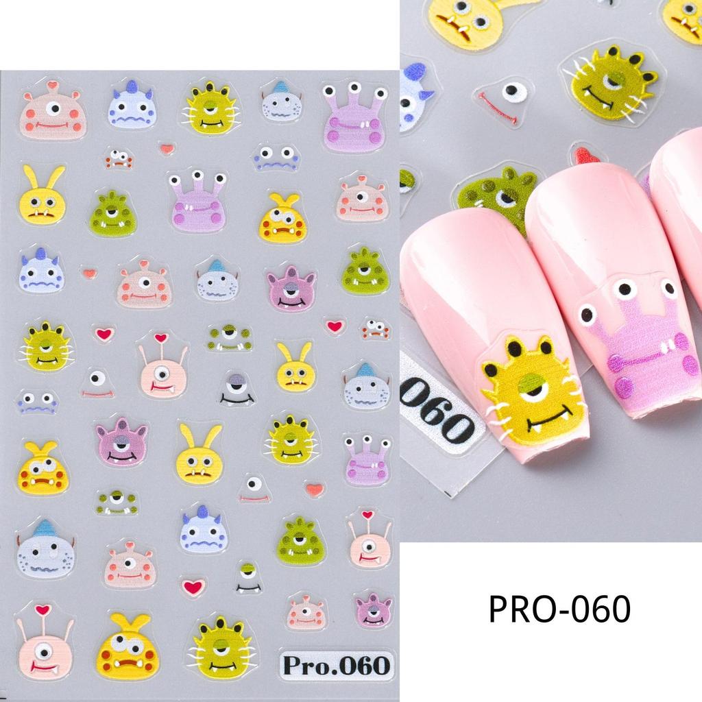 Winter 5D Nail Stickers White Snowflakes Flowers Geometric Lines Stars Adhesive Decals New Year Nail Art Charm Foils Decor LAPro