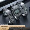 Curea și Ramă Set Camuflaj Aliaj de Titan Pentru Casio G-SHOCK DW5600 GWB5600 G5600E GWM5610 -Curea cu Carcasă Metalică Neagră Cu Unelte