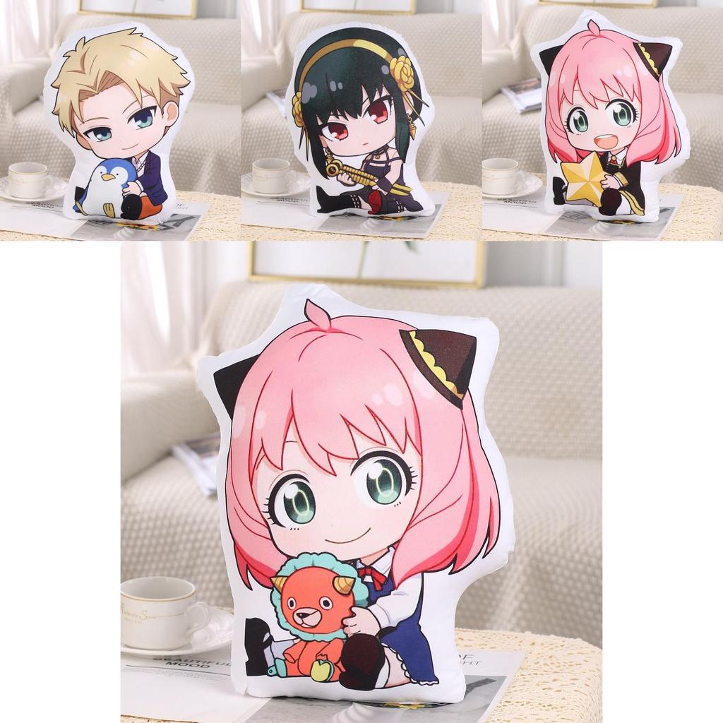 Cute Spy X Family Anya Loid Acrylic Cartoon Plush Doll Pillow For Kids
