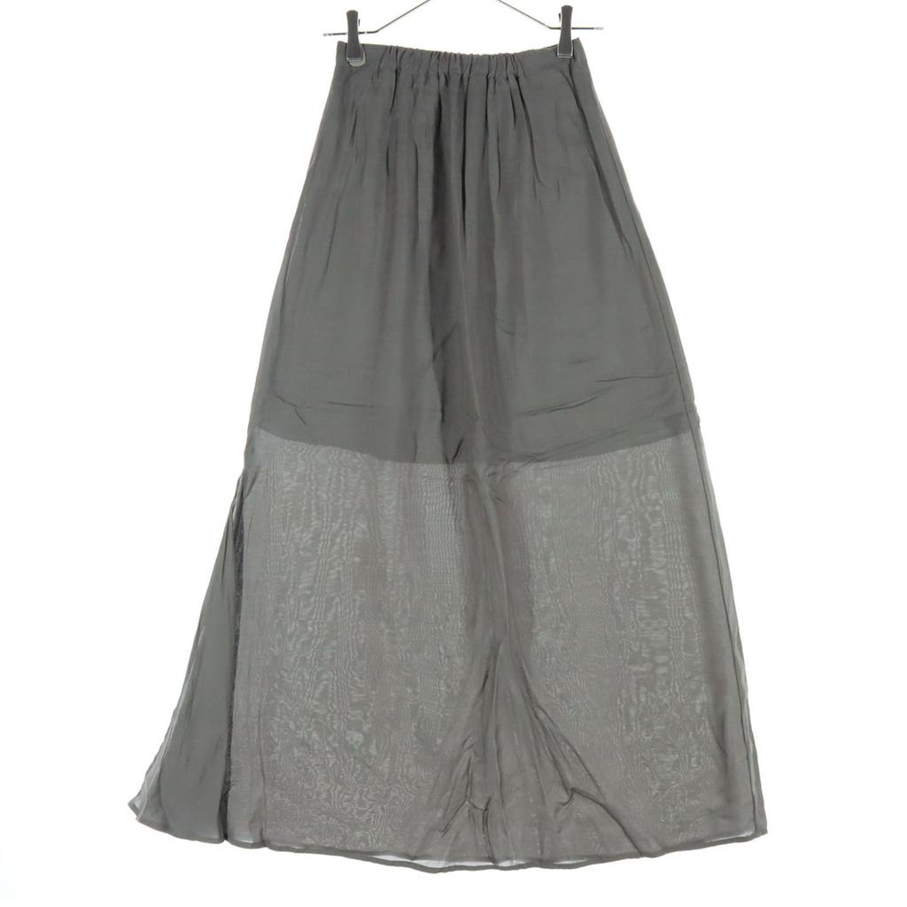 ATON made in Japan Long skirt 2 gray Women Used