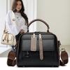 Luxury Designer Bags Large Black Shoulder Crossbody Bags for Women  Shopper Sac Solid Color Quality PU Leather Handbag Lady