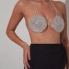 Rhinestone Party Bra: Sexy, Exaggerated Body Chain for Nightclub Glam