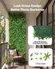 Artificial Plant Wall, 101.6 x 304.8 cm Artificial Boxwood Panels, Sun Protection Greenery Backdrop Privacy Hedge Fence, Fake Grass Screen for