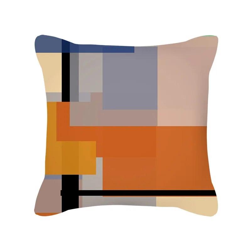 Nordic Style Colorful Geometric Printing Pattern Sofa Cushion Cover Pillowcase Home Decor Party Car Bedding