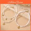 Geometric Starfish Pendant Necklace For Women With Zinc Alloy Chain Summer Fashion