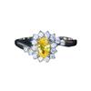 Women'S Creative Sapphire Blue Zircon Women'S Ring, Jewelry