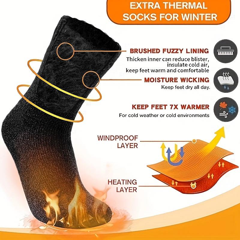 1/2/4/6/8/10/13/15/20Pairs Ultra Thick Wool Socks for Men In Autumn and Winter Thickened with Fleece To Keep Warm and Cold Resis
