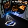 2Pcs Car Door Logo Emblem Welcome Led Light For Volvo 240 C70 S40 S50 S60 S70 S80 S90 V40 V50 V60 V90 XC40 XC60 XC90 Vnl Truck