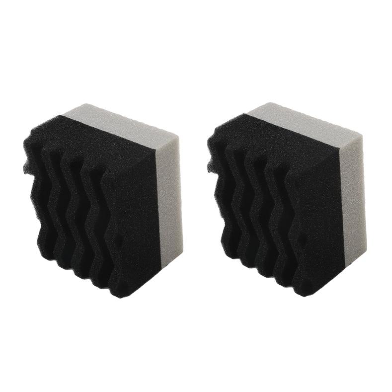2Pcs Car Tire Shine Applicator Pads Auto Wheel Wax Detailing Cleaning Sponge Tire Shinning Tools