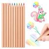 7-Color Gradient Rainbow Pencil for Kids' Drawings - Multicolor Hand-Painted Pencils