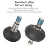 3/8 Thread Double Use Tripod Feet Spikes for DSLR Camera Monopod Nonslip Foot Pad with Wrench for Live Streaming