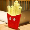 30-50cm Adorabili Peluche Patatine Fritte Cartone Animato Cibo Reale Cuscino Bambole Morbide Riantiate Regali di Compleanno
