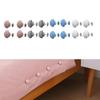 20 pezzi lenzuolo trapunta clip un pulsante sblocco copripiumino clip di fissaggio antiscivolo coperta fibbie trapunta supporto fissatore pinze
