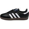Originals Samba Synthetic Leather Soft Comfortable Anti-Kick Wear-Resistant Low-Top Kids Skate Shoes Kids Skate Shoes Black JQ4097