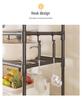 Multi-Layer Kitchen Storage Trolley: Punch-Free Rack for Pots and Microwave