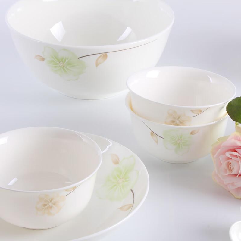 Tang Dynasty Style Bone China 22-Piece Dinnerware Set