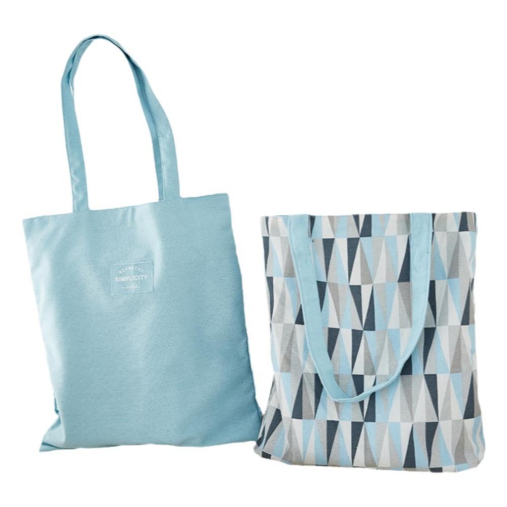 

Eco-friendly Canvas Cloth Bags Exquisite Shopping Bags Creative Shoulder Bags Outdoor синий