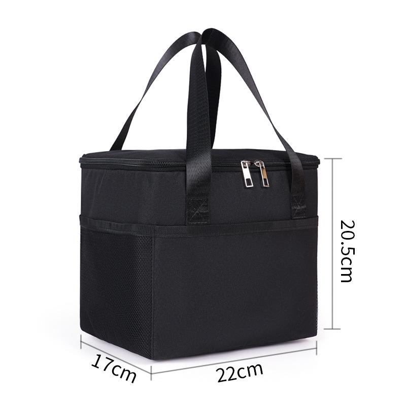 Insulated Portable Lunch Bag: Thickened Oxford Cloth for Picnics