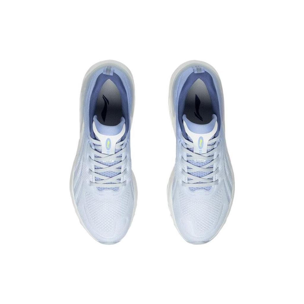 Li Ning Yuedong 1.0 Durable Shock Absorbing Breathable Low Top Running Shoes Men Sneakers Blue Purple ARST029-4