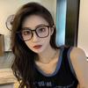 Fashion Blue Light Blocking Glasses Men Square Clear Black Frame Computer Glasses Women Clear Anti Radiation Filter Glasses