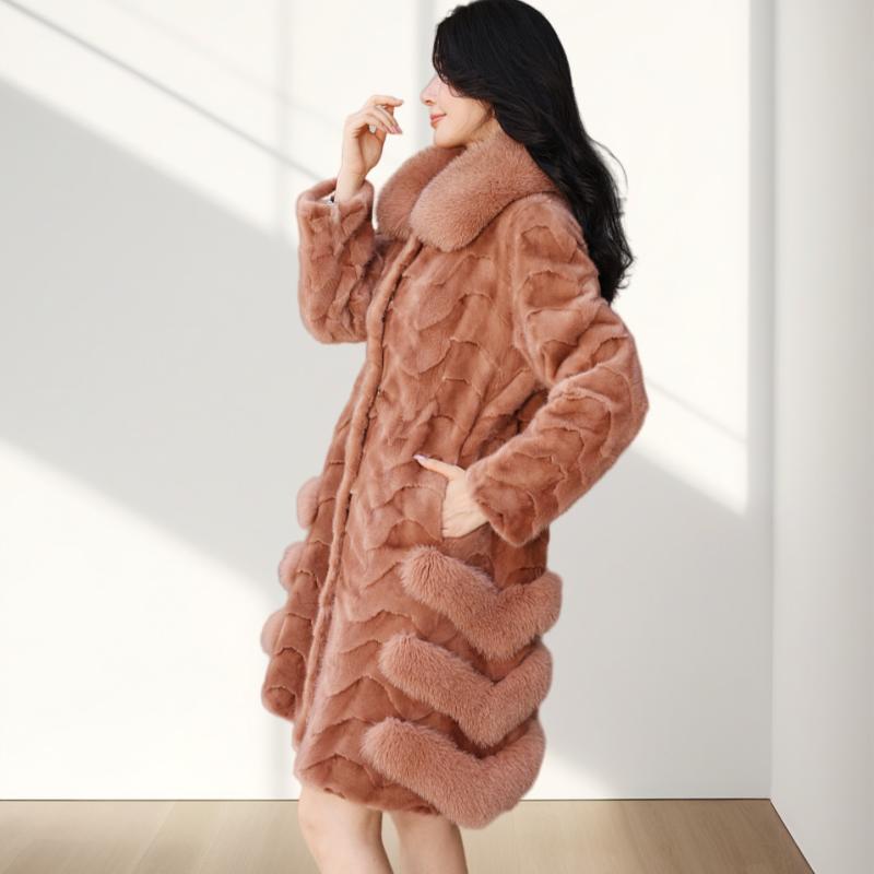 

Women s Fur Coats Are Fashionable Elegant and Beautiful Mink Coats for Mothers and Wives Holiday Gifts XXXXL
