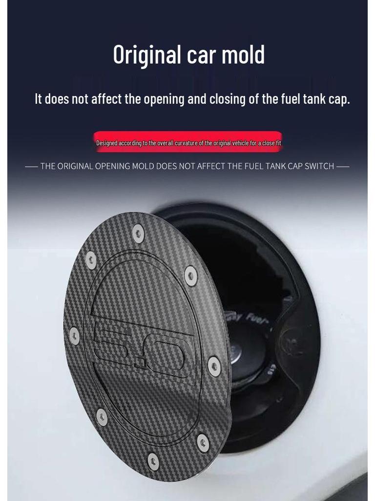 Carbon Fiber Fuel Tank Cap for Ford Mustang (2015-2020)