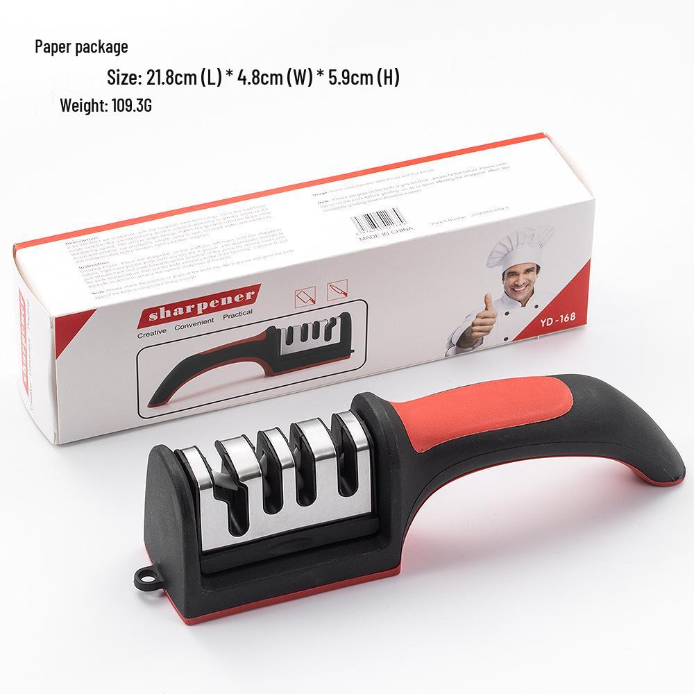 3-in-1 Multifunctional Knife Sharpening Whetstone: Fine Grind, Household & Commercial Use