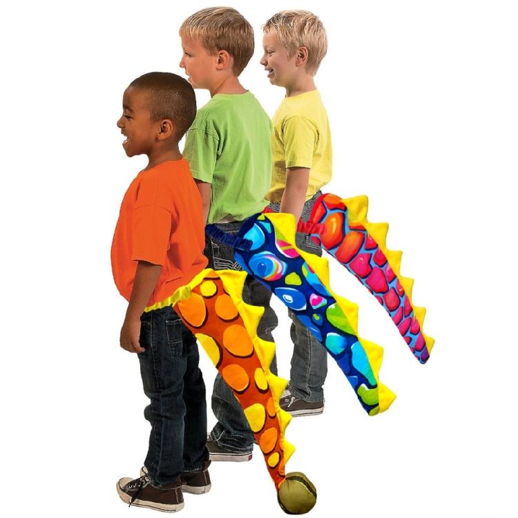 Dinosaur Tail Dinosaur Dress up Costume Accessories Adjustable Length Halloween Dress up Tail for Boy Girl Birthday