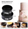 Snap-Lock Removable Bottom Cake Pan & 47-Piece Non-Stick Baking Set with Icing Nozzles
