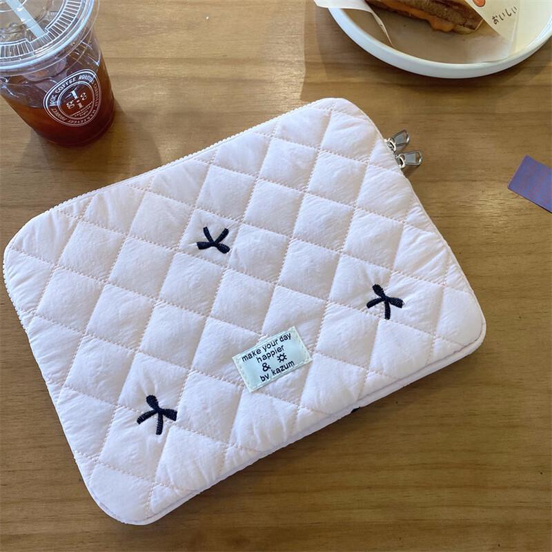 Li Shen Cute Diamond Embroidery Bow Tablet/Laptop Sleeve