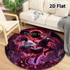 Death Note Round Area Rug Carpet Rug For Living Room Bedroom Sofa Playroom Decor Nonslip Floor Mat