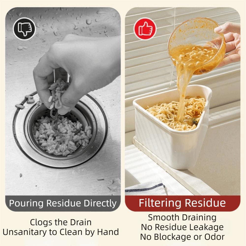 Compact Faucet Drainage Basket Triangle Shaped Triangle Sink Filter Rack  Household Use