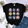 Plus Size Unisex Kimetsu No Yaiba Nezuko T-Shirt Unisex Tanjirou Kamado Graphic T-Shirt Japanese Anime T-Shirt