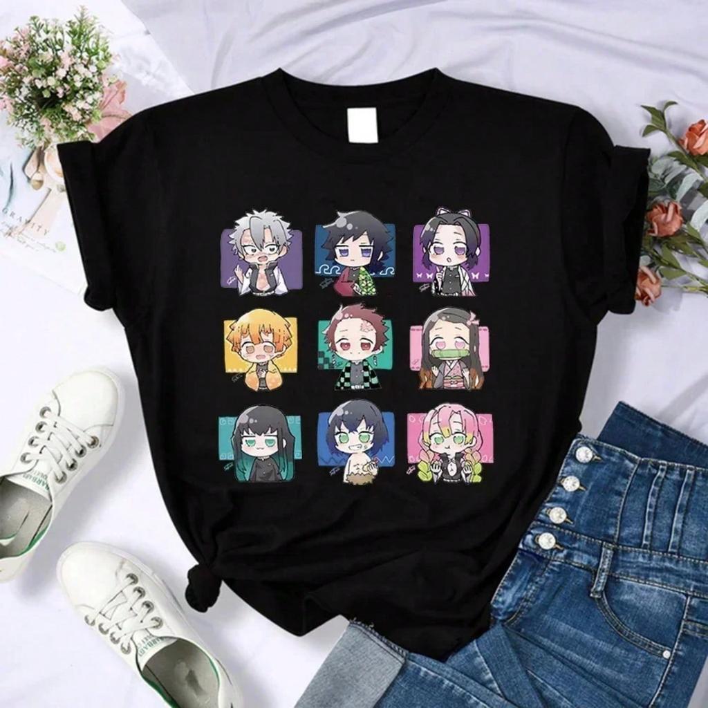 Plus Size unisex Kimetsu No Yaiba Nezuko T-Shirt unisex Tanjirou Kamado Graphic T-Shirt Japanese Anime T-Shirt