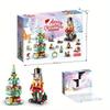 24Years Christmas Building Block Toy Blind Box Set Xmas Advent Calendar Bricks DIY Educational Toys Kit Gift For Kids Adults