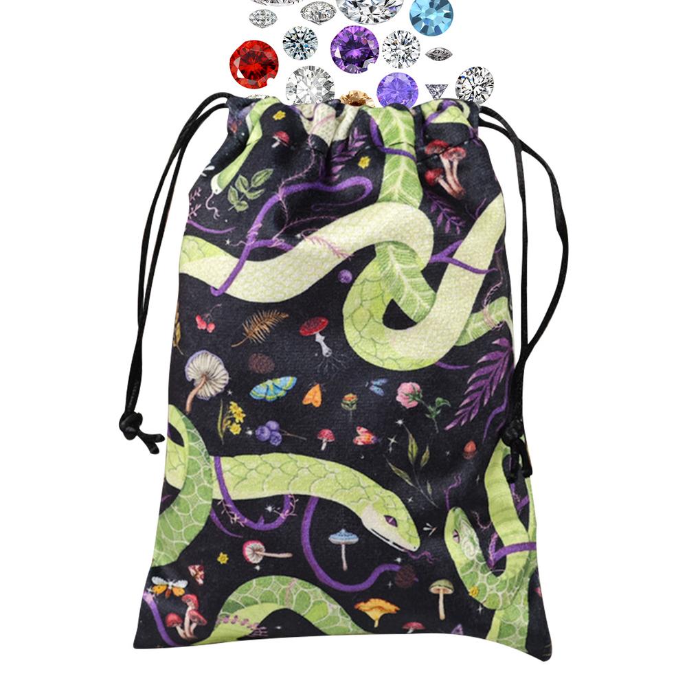 Tarot Card Bag Drawstring Pouch For Tarot Card Storage Velvet Tarot Cards Stoage Bag Jewelry Wrap Bags For Tarot Cards