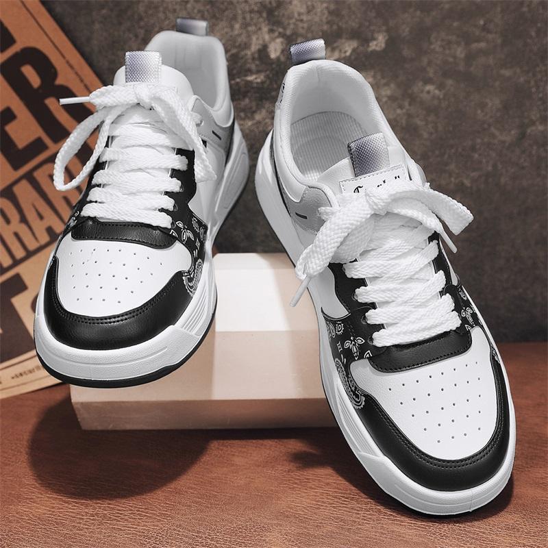 New Autumn Men's Sneakers Men Comfortable Platform Shoes  Trendy Lace-up Vulcanized Shoes Casual Sneakers Zapatillas